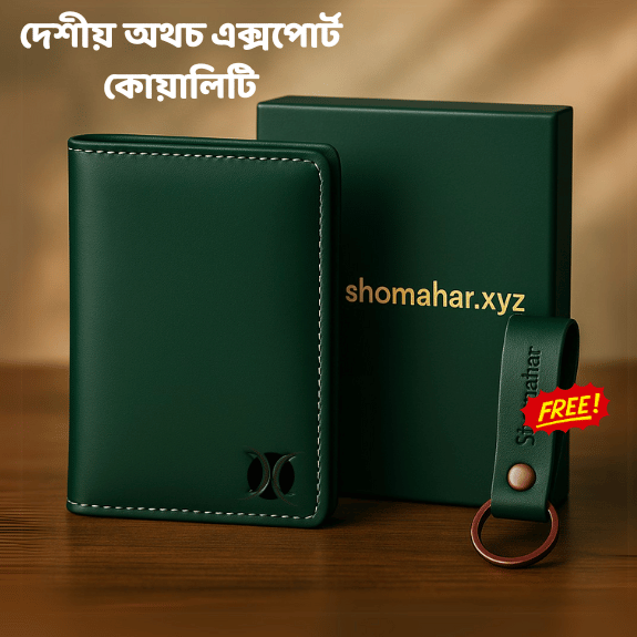 প্রিমিয়াম লেদার পাসপোর্ট কভার - ভিতরের দৃশ্য